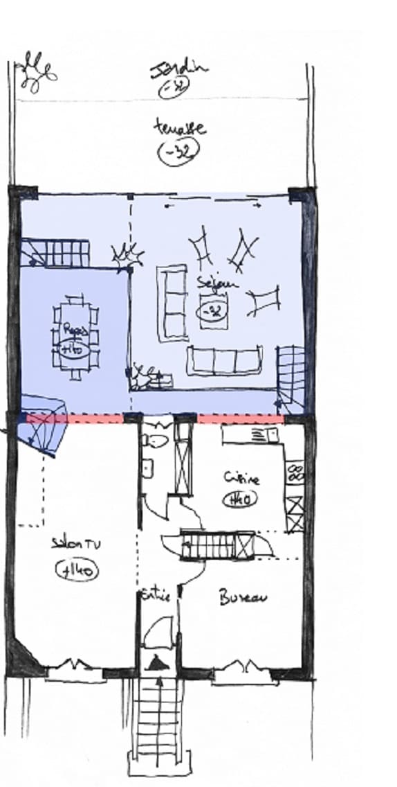 Restructuration d’un local commercial rue de Rivoli (Paris 75001)